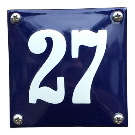 Hausnummer gebogen ohne Rahmen #1