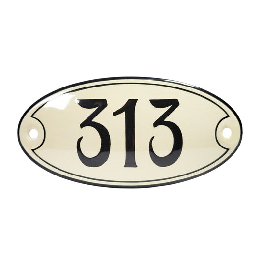 Oval house number with frame and colored border ULZ 001625. Oval ULZ 001626 House number round basic model #1