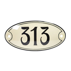 Hausnummer oval mit Rahmen und farbigem Rand ULZ 001625. Oval ULZ 001626 Hausnummer rundes Grundmodell #1