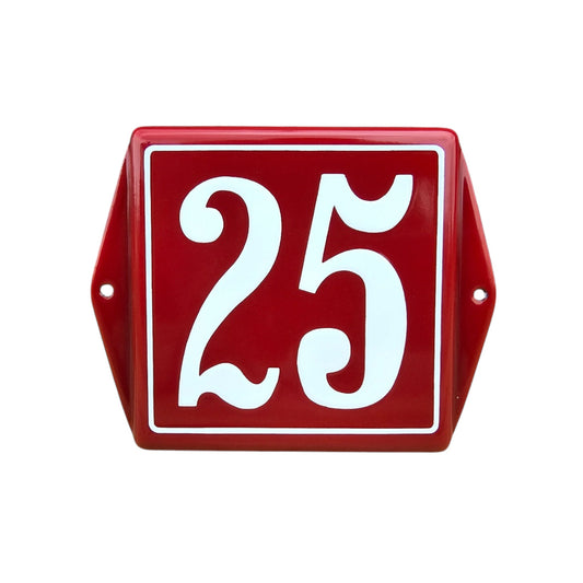 Hausnummer  Basismodell mit Ohren und Rahmen