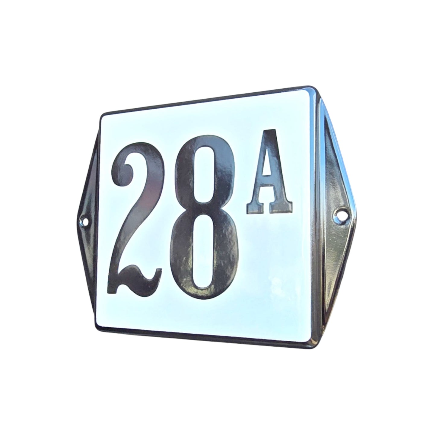 House number with ears colored