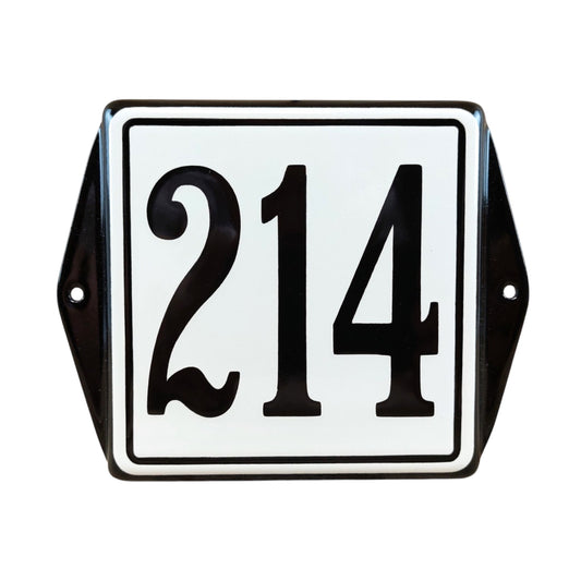 Hausnummer Modell mit Ohren farbig #3