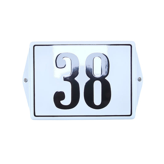 Hausnummer Basismodell mit Ohren und Rahmen #3